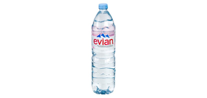 Eau minérale Evian bouteille 1,5 litres - Carton de 12