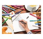 Stylo feutre Stabilo PointMax à capuchon pointe 1 mm - Pochette de 15