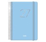 Agenda Gloss día página 12,5 x 18 cm azul