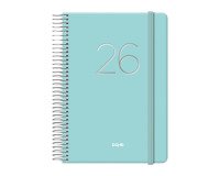 Agenda Gloss día página 12,5 x 18 cm verde