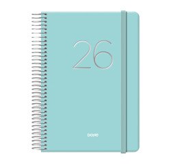 Agenda Gloss día página 12,5 x 18 cm verde