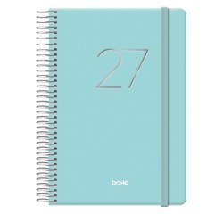 Agenda Gloss día página 12,5 x 18 cm verde