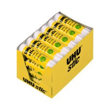 Pack 18 bâtons de colle Uhu 8,2 g + 6 offerts