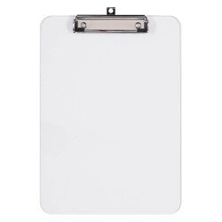 Porte-bloc A4 plastique transparent Alba 23 x 31,5 cm