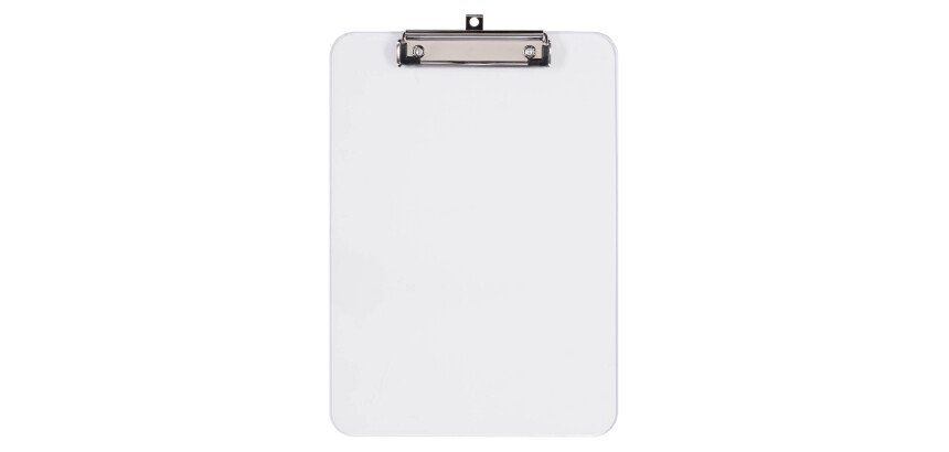 Klembord A4 doorzichtig plastic Alba 23 x 31,5 cm