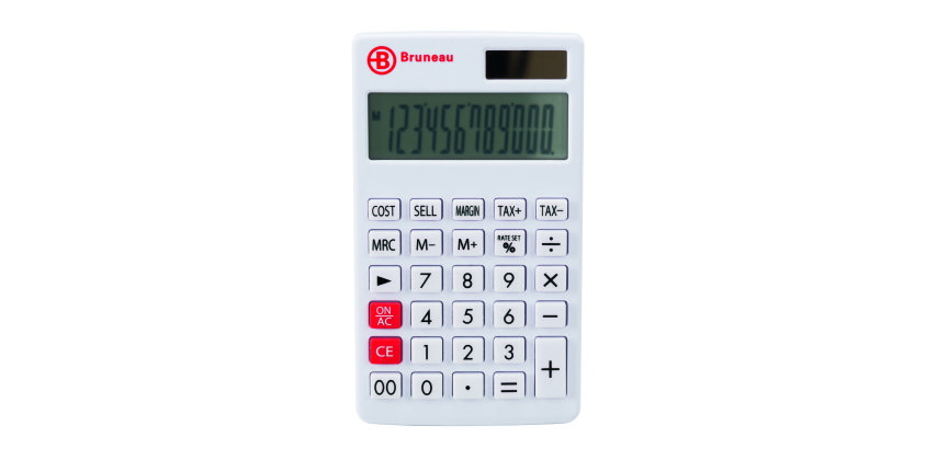 Calculatrice de poche Bruneau - 12 chiffres