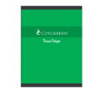 Cahier piqué Conquérant Sept Travaux Pratiques A4 + 24 x 32 cm - grands carreaux - blanc uni - 48 pages