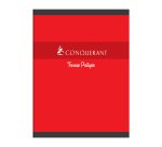 Cahier piqué Conquérant Sept Travaux Pratiques A4 + 24 x 32 cm - grands carreaux - blanc uni - 48 pages