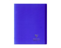 Cahier piqué Koverbook Clairefontaine - 24 x 32 cm - grands carreaux - 96 pages