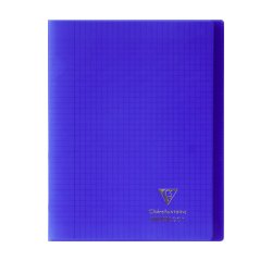 Cahier Koverbook Clairefontaine 24 x 32 cm grand carreaux 96 pages