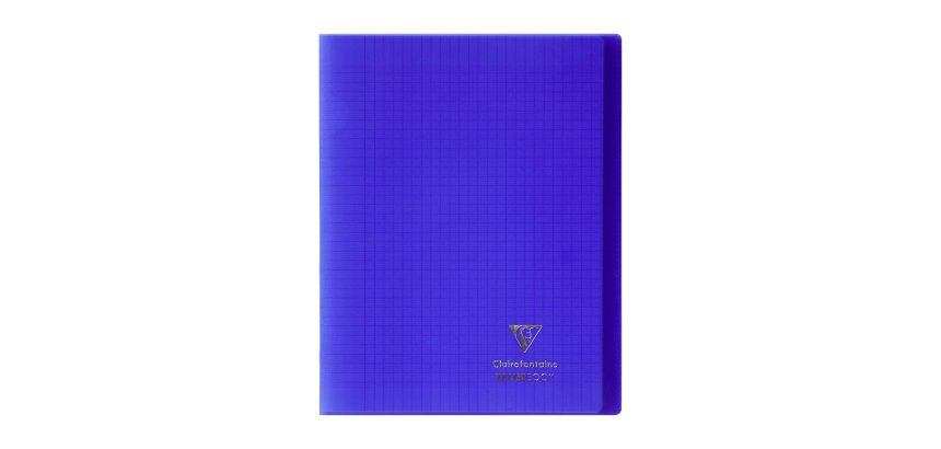 Cahier Koverbook Clairefontaine 24 x 32 cm grand carreaux 96 pages
