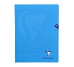 Cahier piqué Mimesys Clairefontaine - 24 x 32 cm - grands carreaux - 96 pages - à la couleur