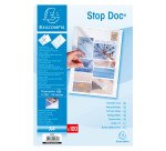 Etui carton de 100 chemises coin Stop doc polypropylène lisse 11/100e - A4