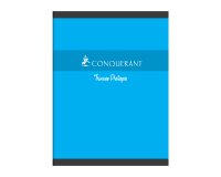 Cahier piqué Conquérant Sept Travaux Pratiques 24 x 32 cm 48 pages grands carreaux et 48 pages blanc uni