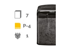 Destructeur Fellowes M 7CM - coupe micro