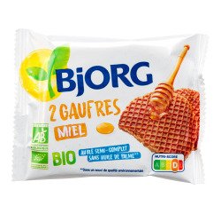 Gaufres miel Bio Bjorg x 2 - Étui de 58 g