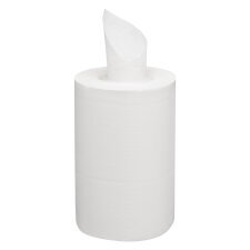 Wiper rolls with central dispensing mini white ecological - box of 9