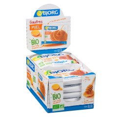 Gaufres miel Bio Bjorg x 2 - Étui de 58 g