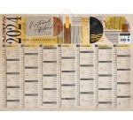 Calendrier semestriel mural 2024 - Air du temps - 40,5 x 55 cm