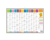 Calendrier semestriel mural 2026 - Tendance - 43 x 65 cm