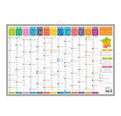Calendrier mural année 2026 - Tendance - L 65 x H 43 cm