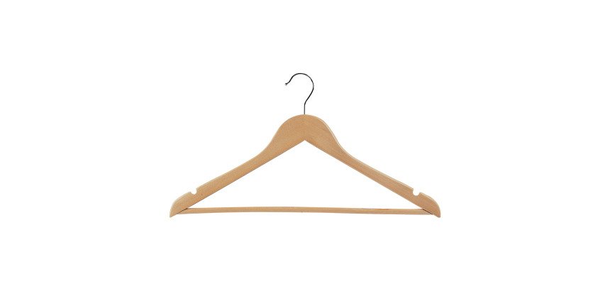 Cintres bois Alba – Lot de 25