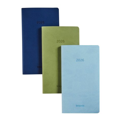 Agenda Brepols Colora Interplan semainier - année 2026 - 9 x 16 cm