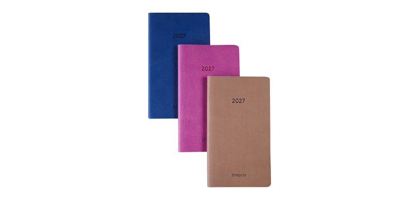 Agenda Brepols Colora Interplan semainier - année 2027 - 9 x 16 cm