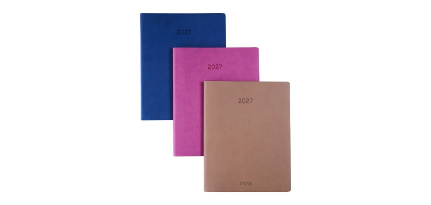Agenda Brepols Colora Timing semainier - année 2027 - 17,1 x 22 cm