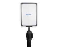 Panel A4 negro para poste de guía
