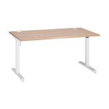 Standing desk Ergosup with electric height adjustment white base