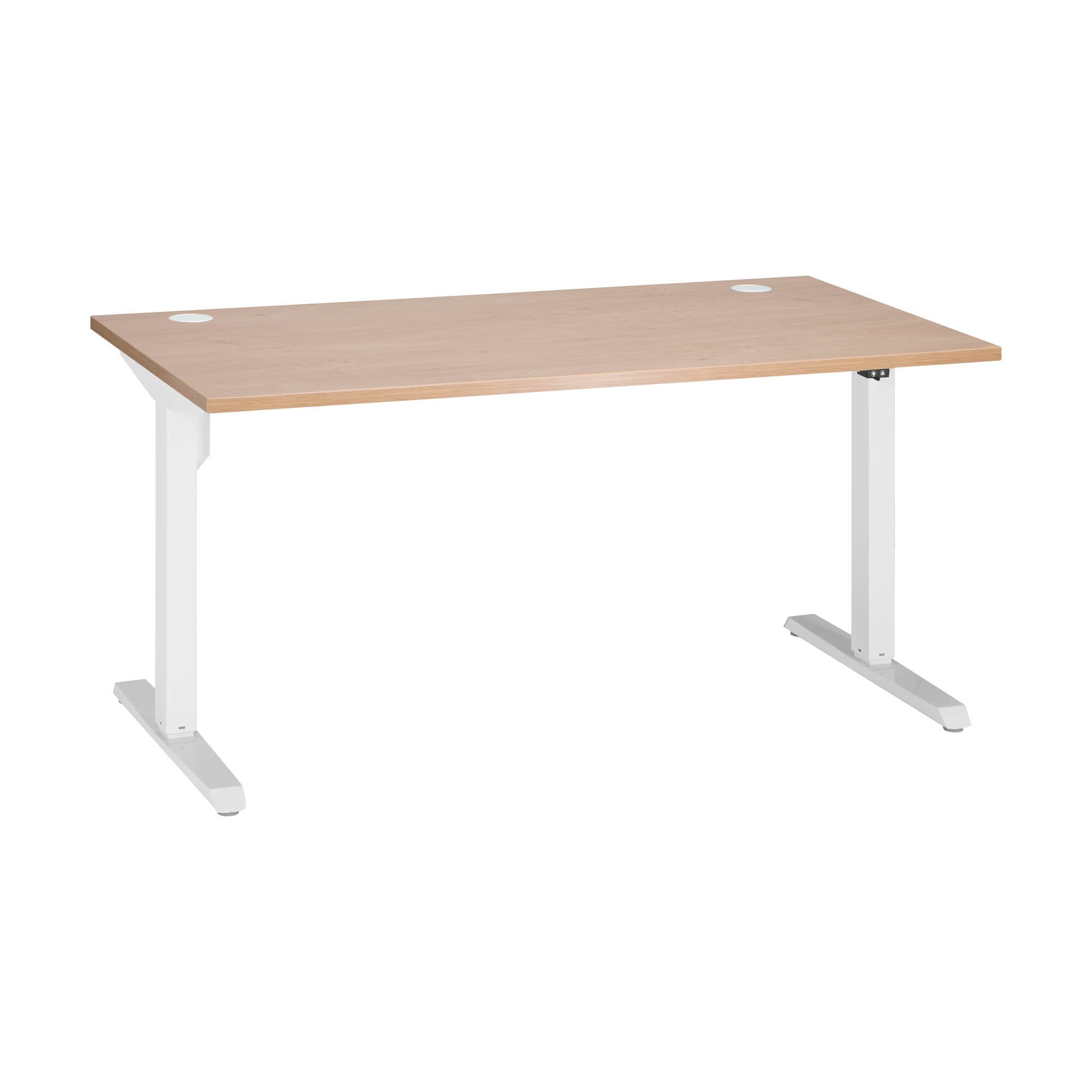 Standing desk Ergosup with electric height adjustment white base