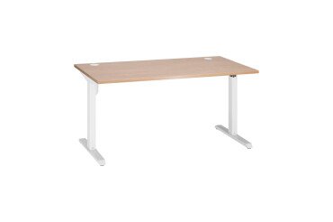 Standing desk Ergosup with electric height adjustment white base