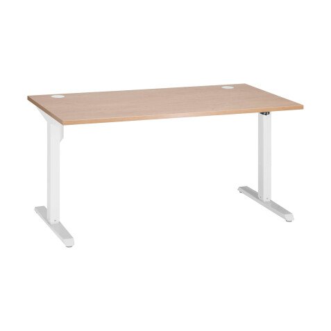 Standing desk Ergosup with electric height adjustment white base