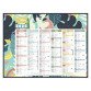 Calendrier semestriel mural 2026 - Exotique - 32 x 42 cm