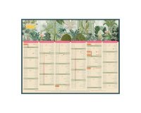 Calendrier semestriel mural 2027 - Exotique - 32 x 42 cm