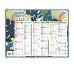 Calendrier semestriel mural 2026 - Exotique - 32 x 42 cm