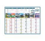 Calendrier semestriel mural 2027 - planète - 32 x 42 cm