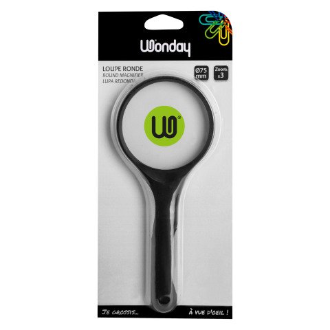 Lupa redonda 75 mm Wonday