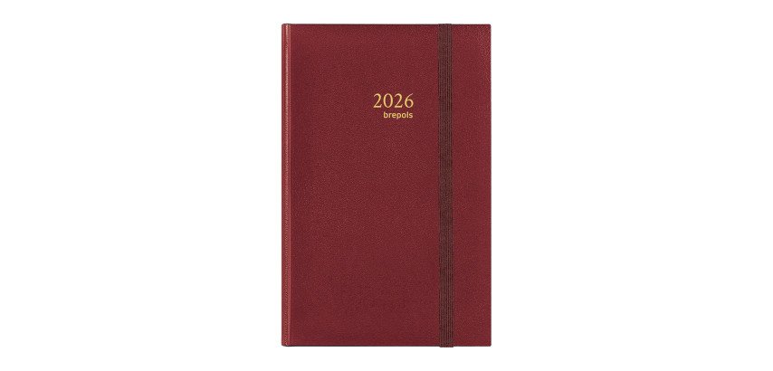 Agenda journalier Brepols Chantier - année 2027 - 8,5 x 14,5 cm couleurs aléatoires