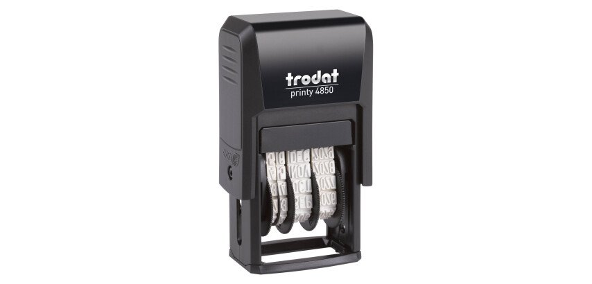 Tampon encreur automatique dateur "Reçu le" Trodat Printy 4850
