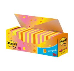 Pack de 18 notas reposicionables con aroma frutal Post-it 76 x 76 mm - Bloc de 100 hojas + 6 GRATIS 
