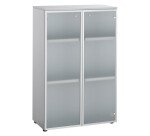 armoire vitrée mi-hauteur Next