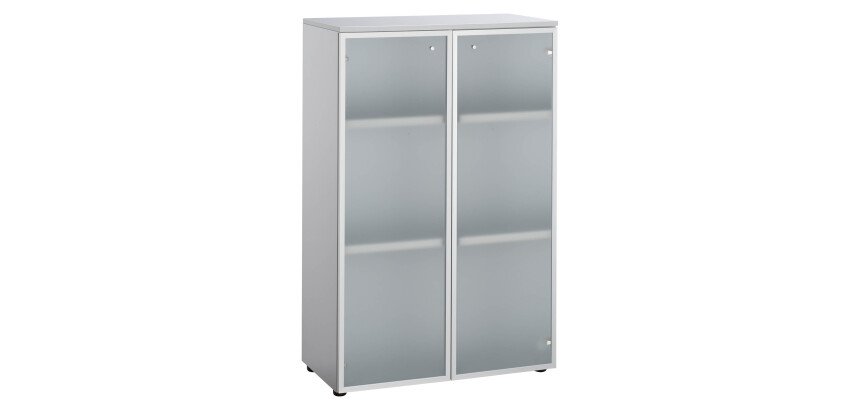armoire vitrée mi-hauteur Next