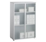 armoire vitrée mi-hauteur Next