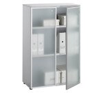 armoire vitrée mi-hauteur Next