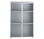 armoire vitrée mi-hauteur Next