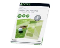 Paquete de 100 fundas de plastificación térmica A4 80 micras Leitz iLAM