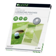 Pochettes de plastification Leitz iLAM A4 2 x 80 µ brillantes - Boite de 100