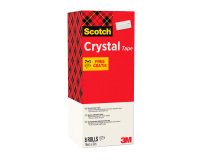 Pack de 7 cintas adhesivas Scotch Crystal transparente + 1 GRATIS 